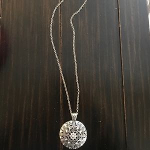 Silver Studded Necklace